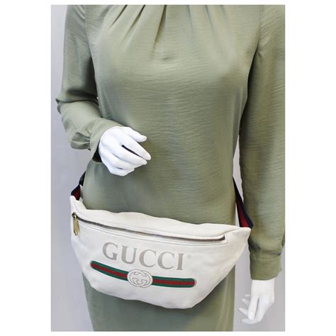 gucci white bum bag|gucci belt bag homme.